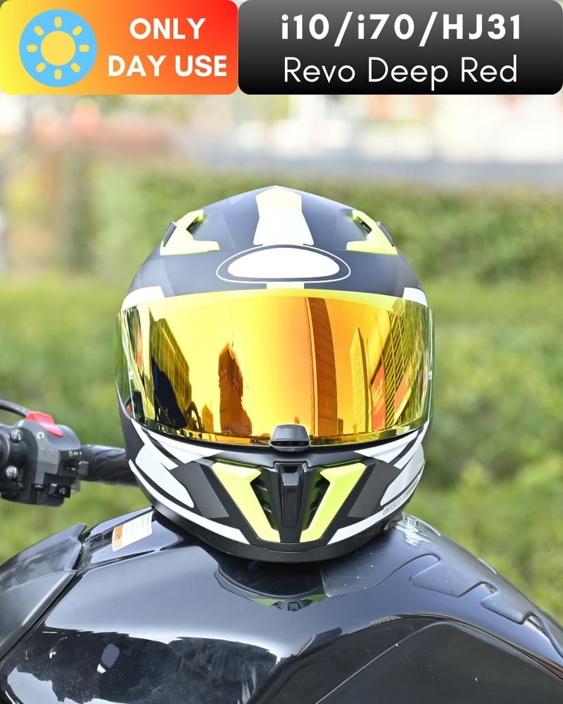 Logto Replacement Motorcycle Helmet Shield for I10 I70 HJ-31 Helmet Visor Shield Anti-Scratch Wearproof Windproof Universal Helmet Accessories - Image 2